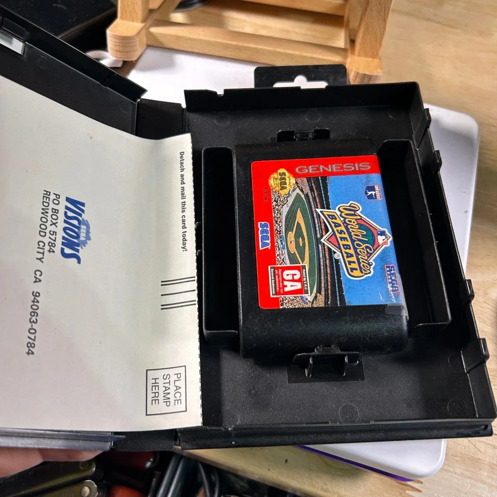 World Series Baseball Sega Genesis 1994 MLB Sports Game with Case 16-Bit GA